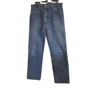 Men's Cowboy Cut Wrangler Classic  Blue Jeans 34 x 32 - 34MWZ
